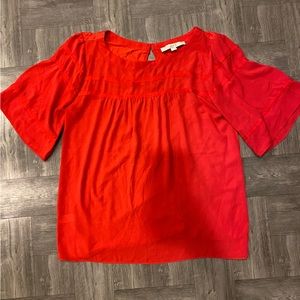 LOFT red blouse